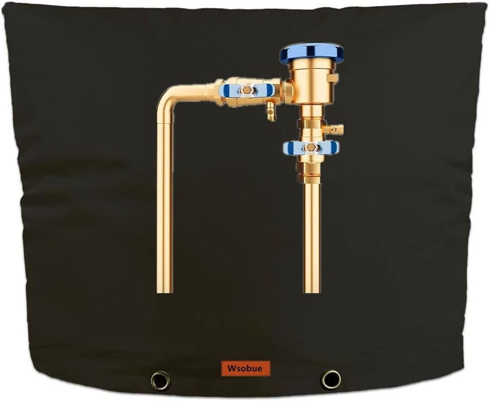 Insulated Pouch for Outdoor Pipe Insulation and Well Head Cover