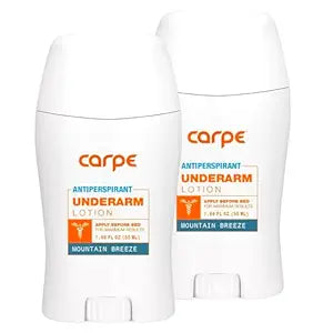 Carpe Underarm Antiperspirant and Deodorant for Excessive Sweating