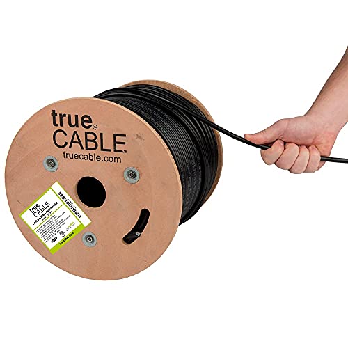 trueCABLE Cat6 Direct Burial Ethernet Cable for Outdoor Use