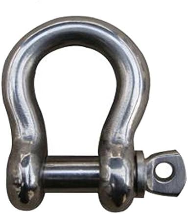 MarineNow US Type 316 Stainless Steel Bow Shackle for Towing