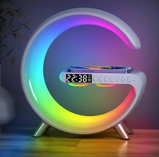 Domigard 4-in-1 Smart LED Lamp: Wireless Charger & More!