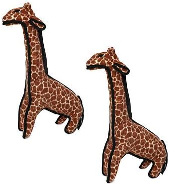 TUFFY World's Tuffest Soft Dog Toy - Durable Giraffe for Play