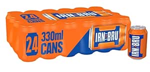 Irn-Bru Drink 330Ml Case Of 24 - Refreshing Scottish Soft Drink