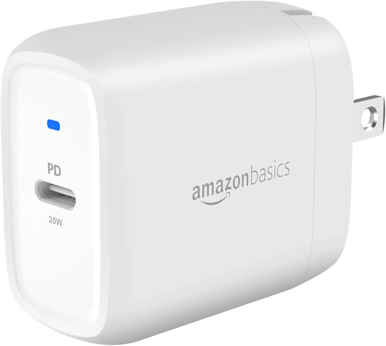 Basics 20W USB-C Wall Charger - Fast Charging for Tablets & Phones