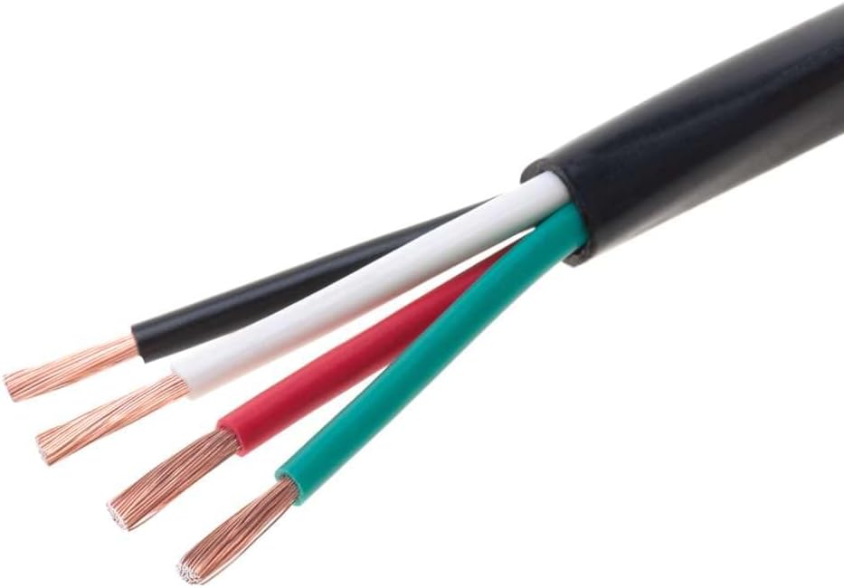 500 Ft Outdoor Speaker Wire | 4 Conductor, Copper Clad Aluminum