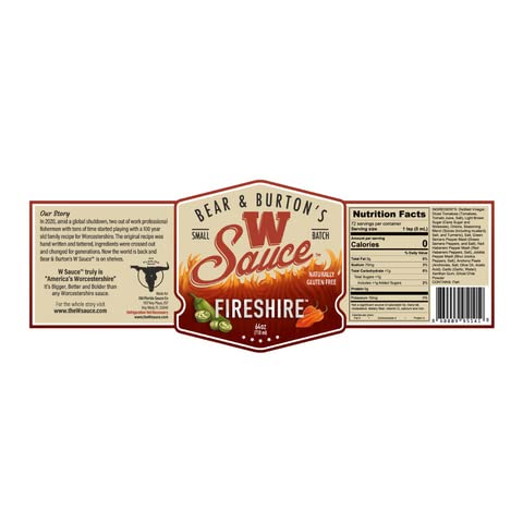 Bear & Burton's W Sauce Fireshire: Bold Flavor for Every Dish