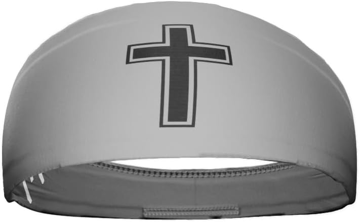 Elite Athletic Faith Cross Headband: Tapered Design