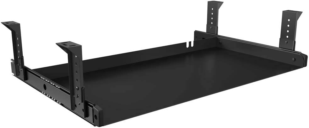 FRMSAET 20 Under Desk Keyboard Tray - Heavy-Duty All-Metal - Easy Install