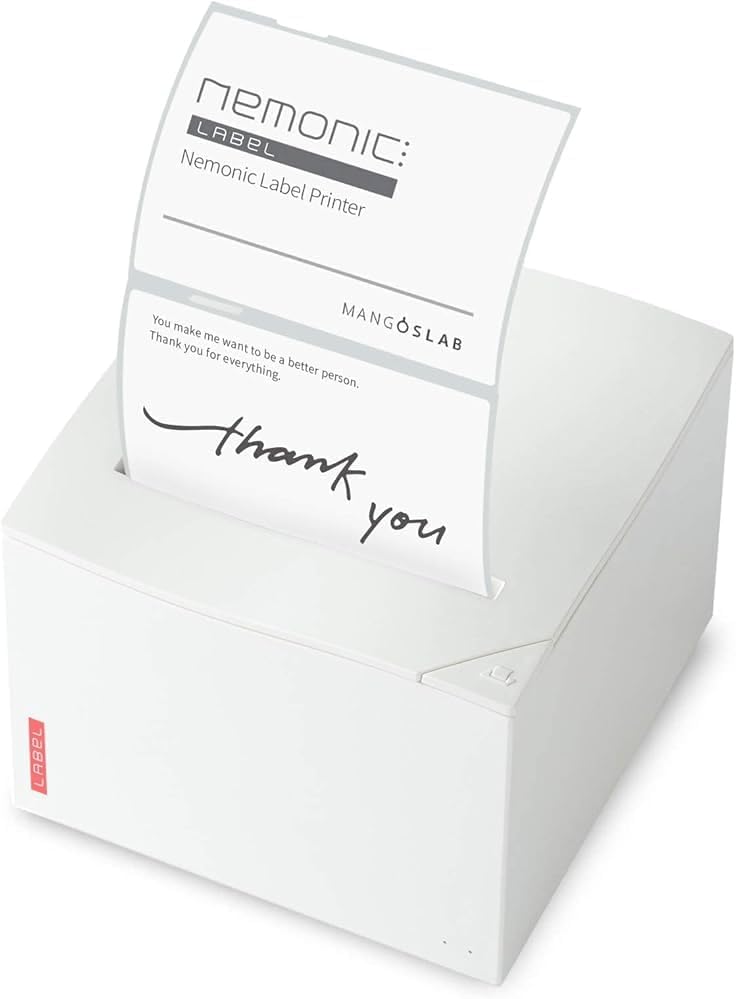 MANGOSLAB Portable Label Printer - Inkless & Wireless