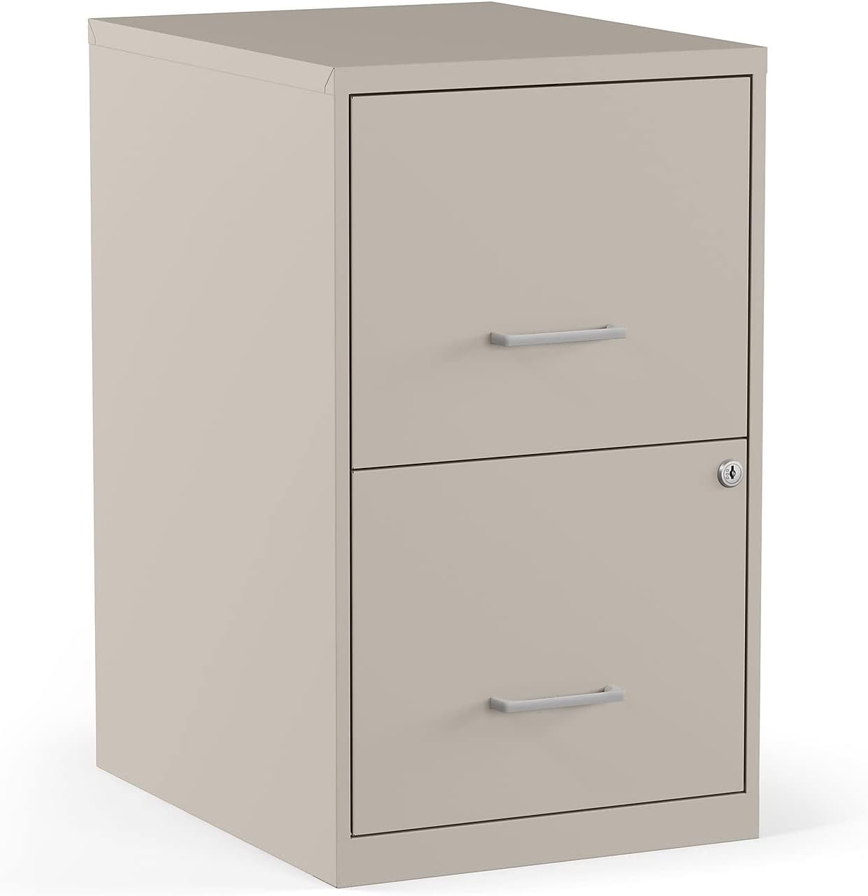 Vertical File Cabinet for Letter Documents - 2-Drawer Design