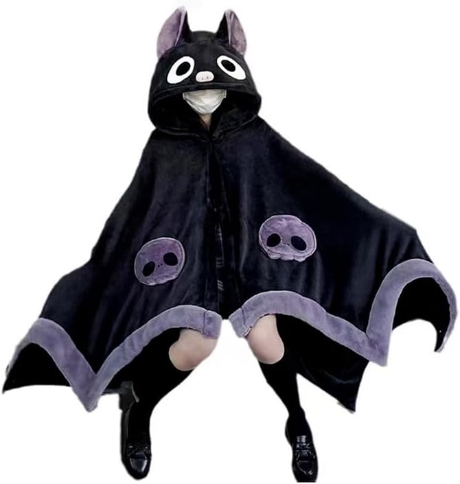 Cute Halloween Wearable Blanket Hoodie - Stay Cozy in Style!