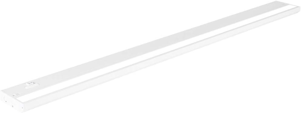 LED Under Cabinet Lighting Hardwired - 3CCT 40 Inch White Finish