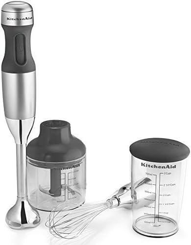KitchenAid RKHB2351CS Silver Hand Blender Renewed