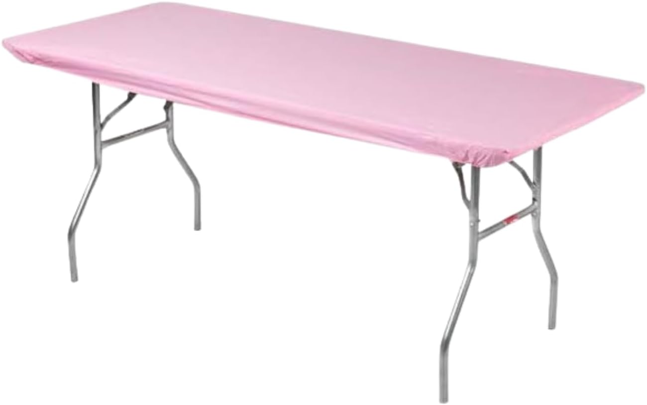 Kwik-Covers 6ft Rectangle Plastic Table Covers for Events