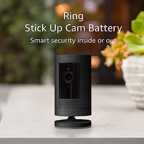 Ring Stick Up Cam: Outdoor Security, Alexa Compatible