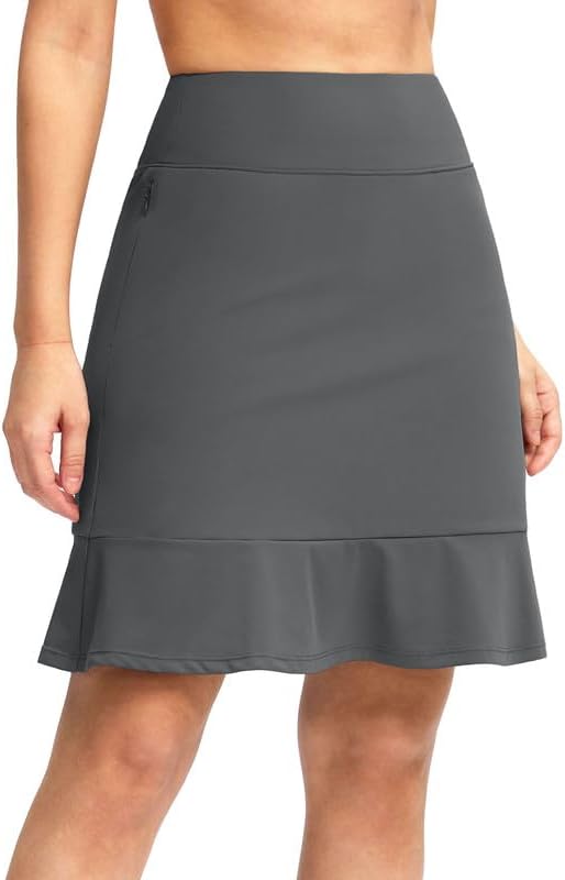 Viodia 20 in Knee Length Skorts for Women with Pockets