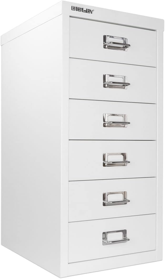 Bisley 6-Drawer Steel MultiDrawer Cabinet for Office Organization