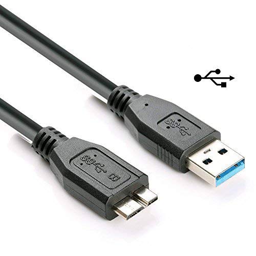 Fast Charging USB 3.0 Cable for Toshiba External Hard Drive - 3ft