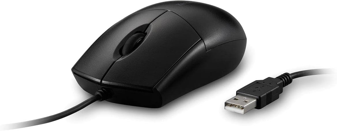 Kensington Pro Fit Washable Wired Mouse for Hygiene and Comfort