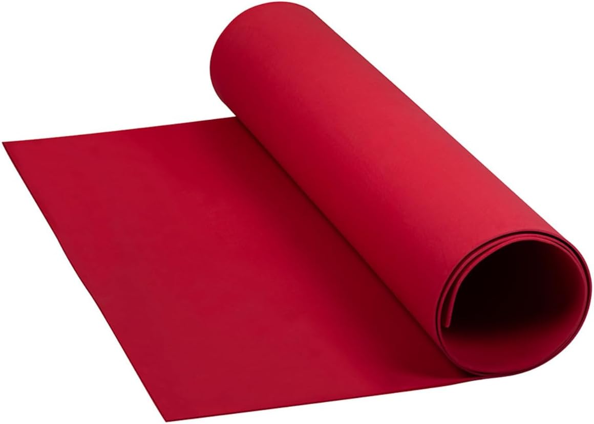 Large 3mm EVA Foam Sheet for Cosplay and Crafts - Red