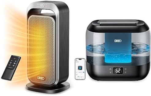 Dreo 70 Oscillation Space Heater + Smart 4L Humidifier