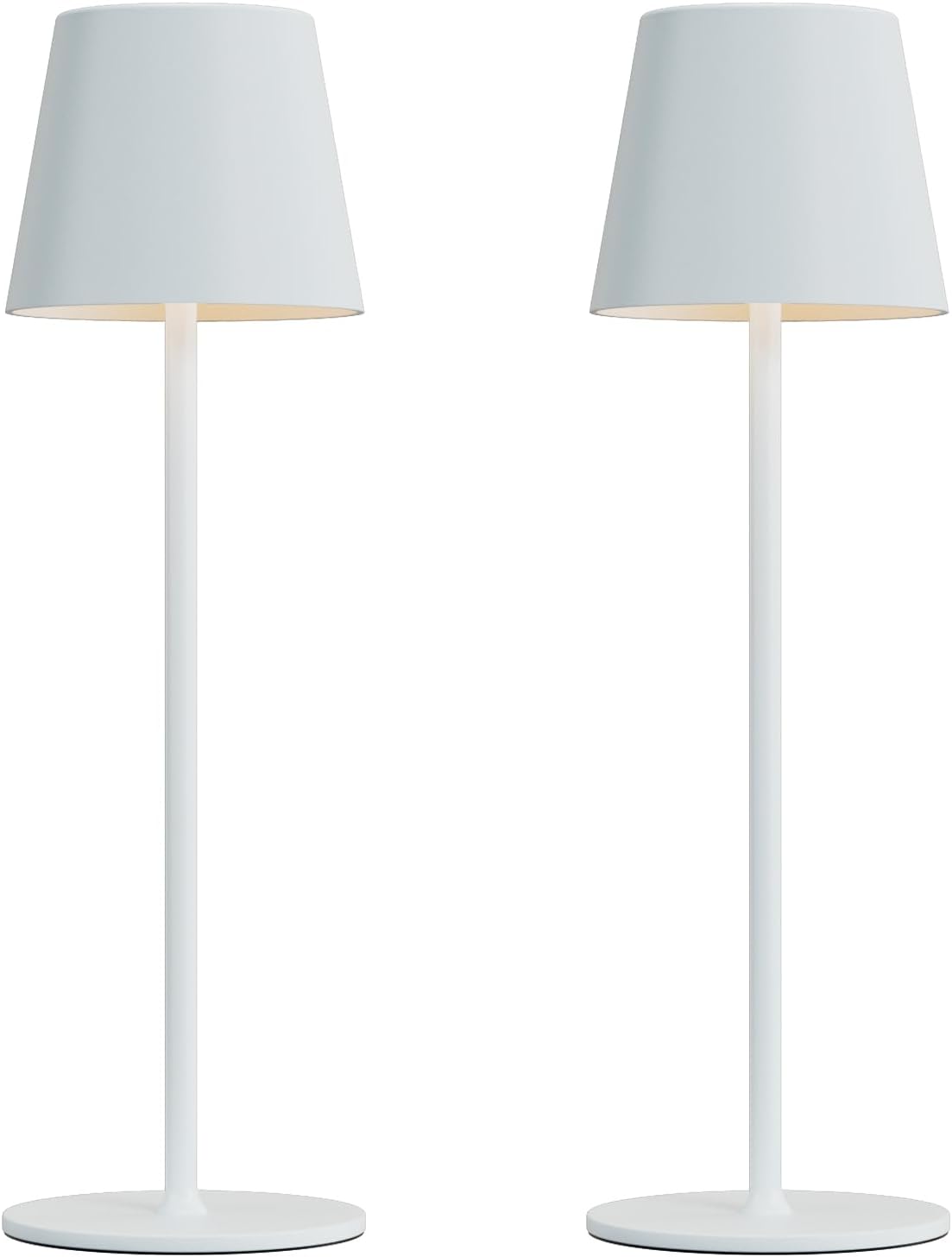 Kakanuo Cordless Table Lamp Rechargeable with 3 Color Dimming