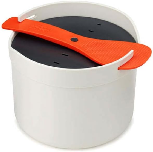 Joseph Joseph Microwave Rice Cooker - 2L Stone/Orange