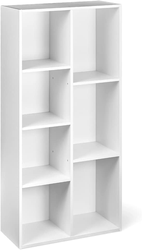 7 Cube Organizer Bookcase Shelf for Home and Office Storage