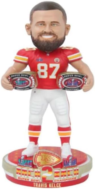 Travis Kelce Back-to-Back Champ Bobblehead