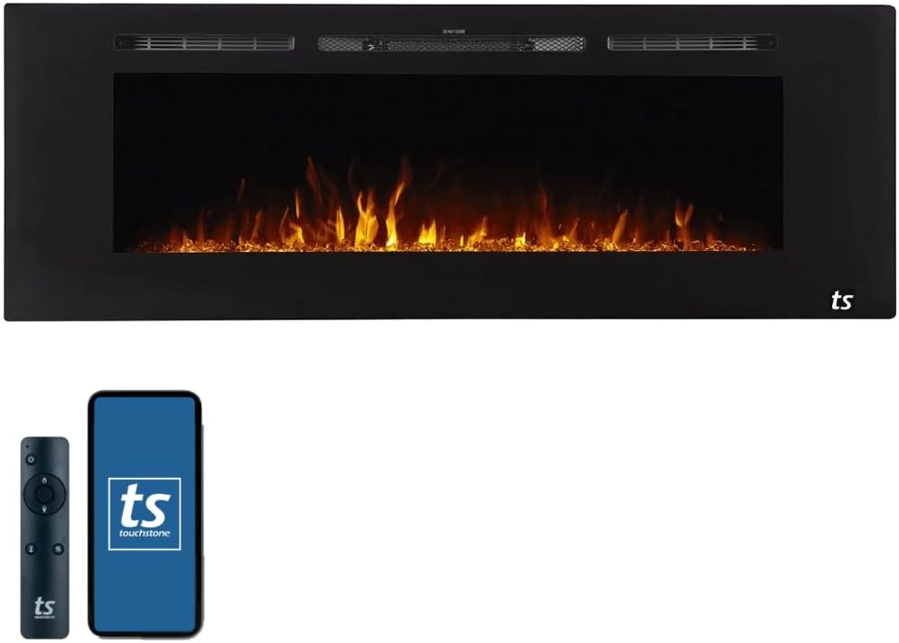 Touchstone Electric Fireplace: Alexa/WiFi Enabled, 30 Flame Options