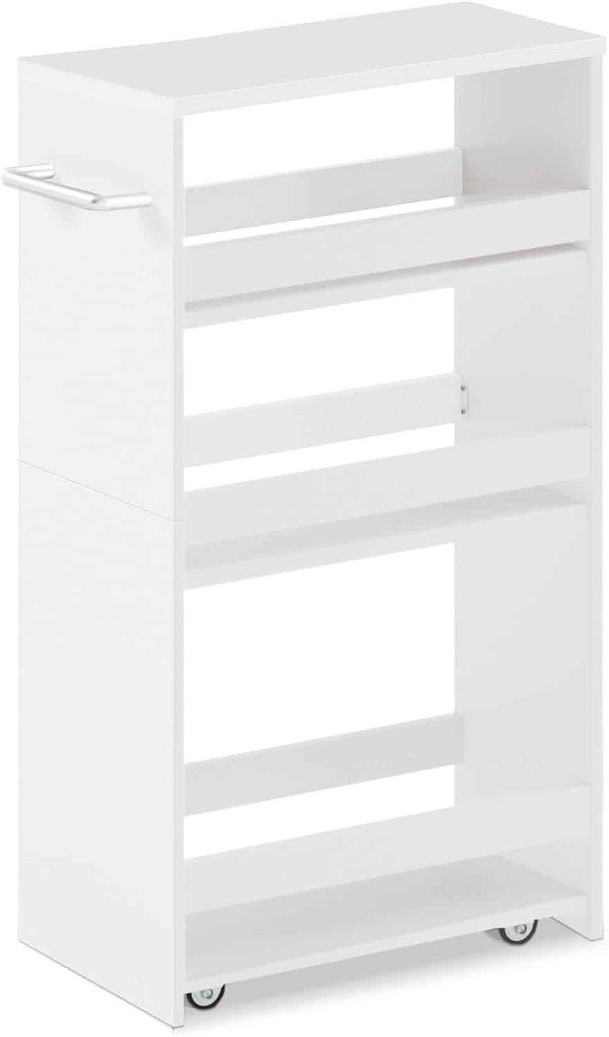 MARTY Rolling Storage Cart for Kitchen and Bathroom Organization