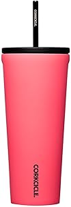 Corkcicle Tumbler With Straw and Lid - Triple Insulated Cold Cup