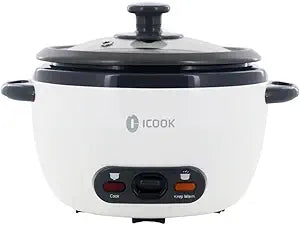 ICOOK Rice Cooker 1.8L for Perfectly Cooked Rice and Grains