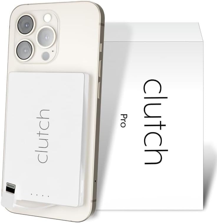 Clutch Pro Portable iPhone Charger - TSA Approved Travel Essential