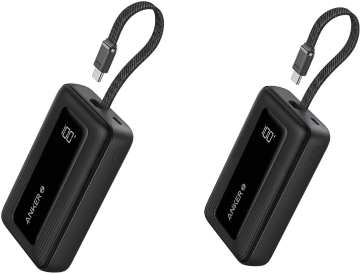 Anker Zolo Power Bank Duo, 20,000mAh + 10,000mAh, High-Speed Portable Chargers with USB-C