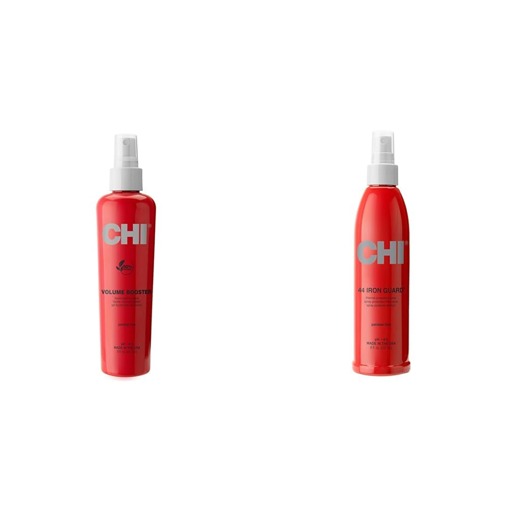 CHI Volume Booster Glaze and Iron Guard Spray Hair Bundle