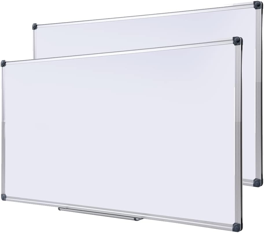 Magnetic Whiteboard 2 Pack 72in x 40in for Home Office Use