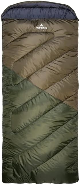 Teton Celsius XXL Sleeping Bag for Comfortable Cold Weather Camping