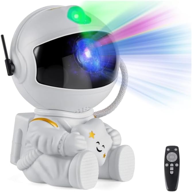 Galaxy Star Projector Night Light - Spaceman Theme