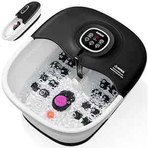 Foot Bath Spa with Heat, Massage Rollers & Remote Control