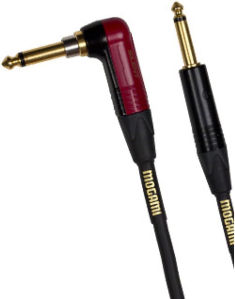 Premium Mogami Gold INST Silent Cable, Gold Contacts, 10ft