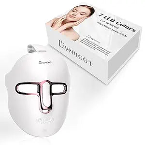 Led Face Mask Light Therapy for Home Use with 7 Colors