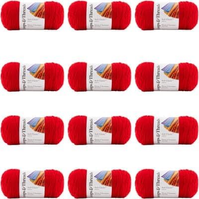 Soft Classic Solid Yarn for Knitting and Crochet Projects