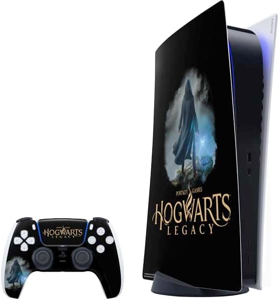 Skinit Decal Gaming Skin for PS5 Bundle with Hogwarts Legacy Art