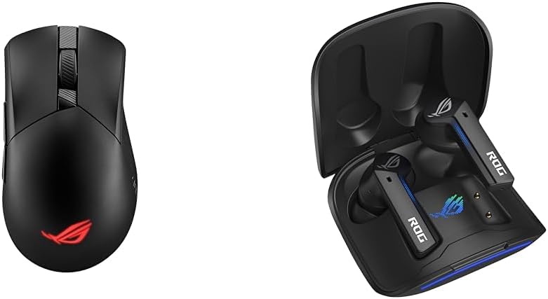 ASUS ROG Gladius III Wireless Mouse and ROG Cetra Earbuds Bundle