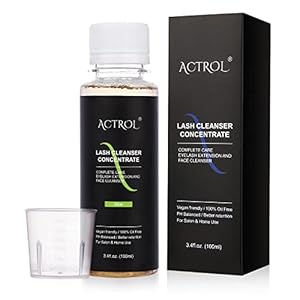 ACTROL Eyelash Cleanser Concentrate 100ml for Lash Extensions