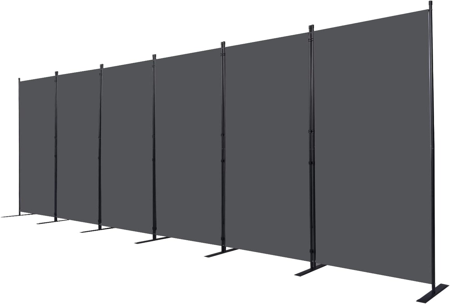 Room Divider 6 Panel Folding Privacy Screens for Versatile Use