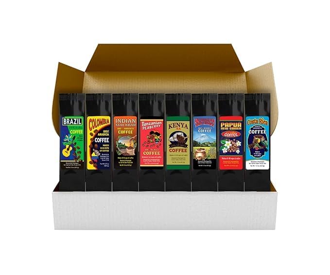 Around the World Coffee Gift Set - Travel Inspired Tasting Box