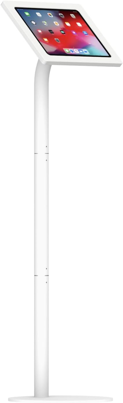 VidaMount White Exposed Rear Camera Enclosure and Floor Stand