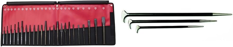 Mayhew Pro Punch and Chisel Kit with Ladyfoot Bar Set for Metalwork